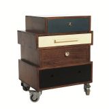 Retro Mixed Drawer Side Table